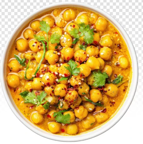WHITE CHANNA DRY / GRAVY