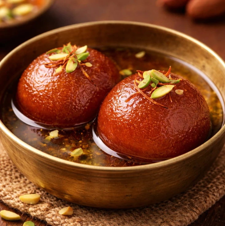 HOT GULAB JAMUN (2 PCS)